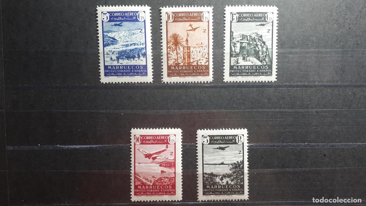 Sellos: MARRUECOS. A&Ntilde;O 1942. *. EDIFIL 241/5