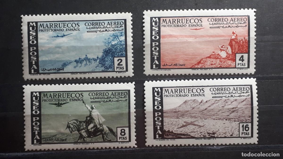 Sellos: MARRUECOS. A&Ntilde;O 1952. *. EDIFIL 357/60