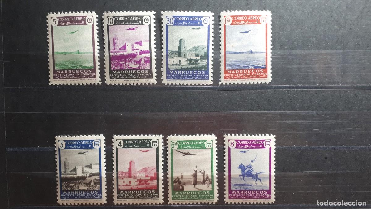 Sellos: MARRUECOS. A&Ntilde;O 1949. *. EDIFIL 297/304