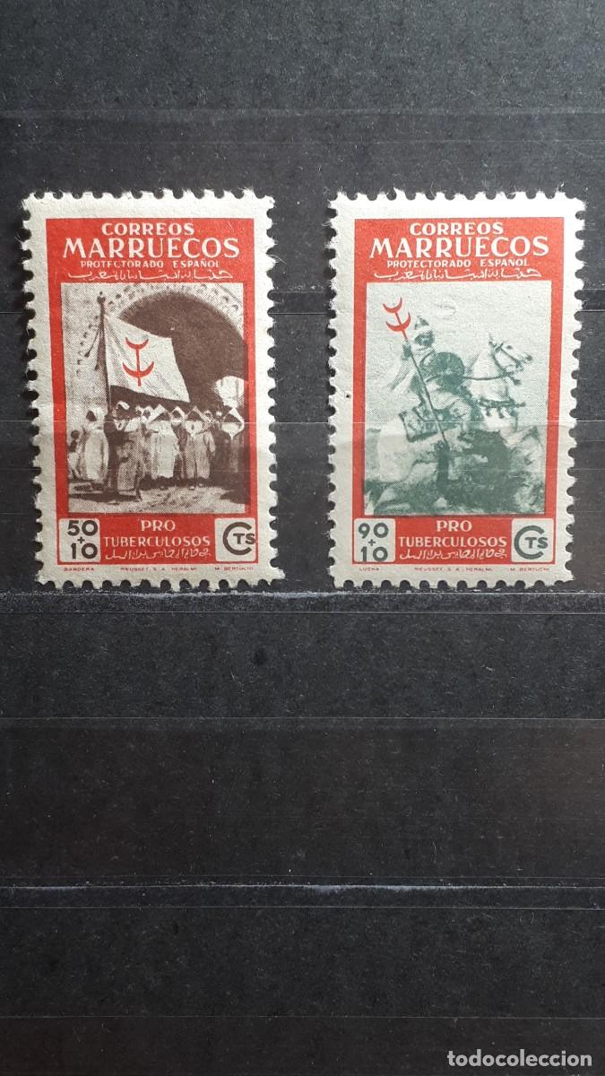 Sellos: MARRUECOS. A&Ntilde;O 1949. *. EDIFIL 309/10