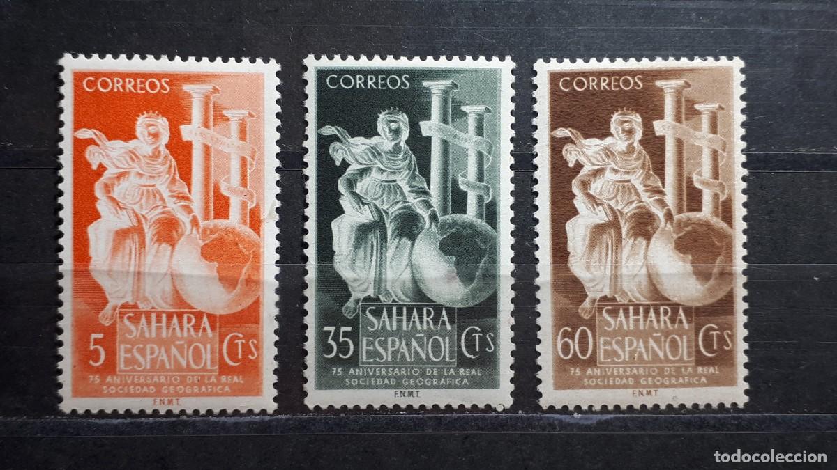 Sellos: S&Aacute;HARA. A&Ntilde;O 1953. *. Edifil 101/3