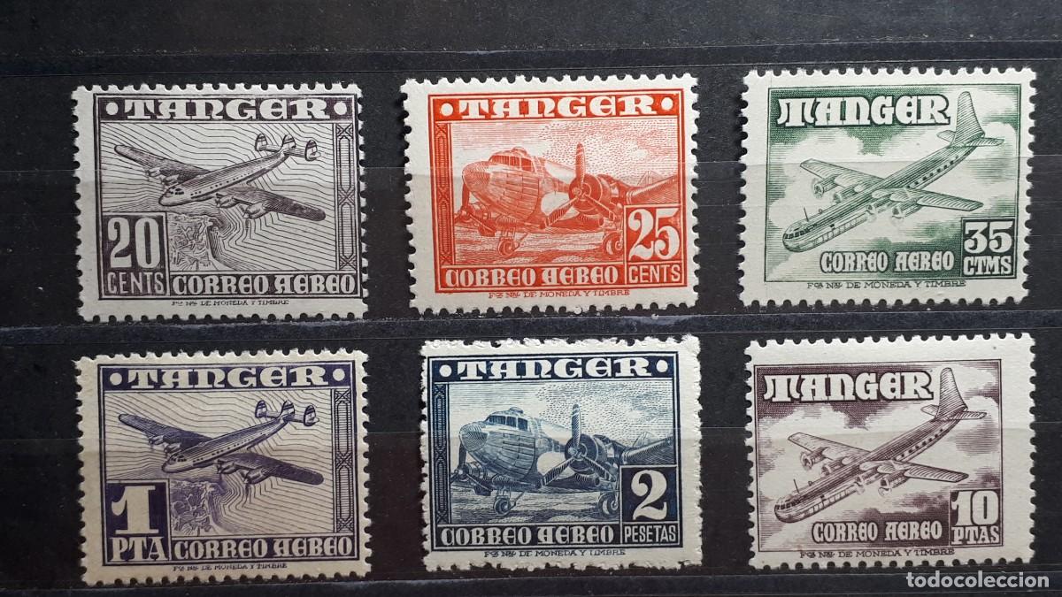 Sellos: T&Aacute;NGER. A&Ntilde;O 1948. *. Edifil 166/71