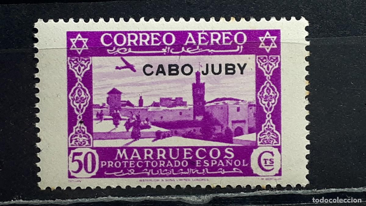 Sellos: CABO JUBY. A&Ntilde;O 1938. **. Edifil 106