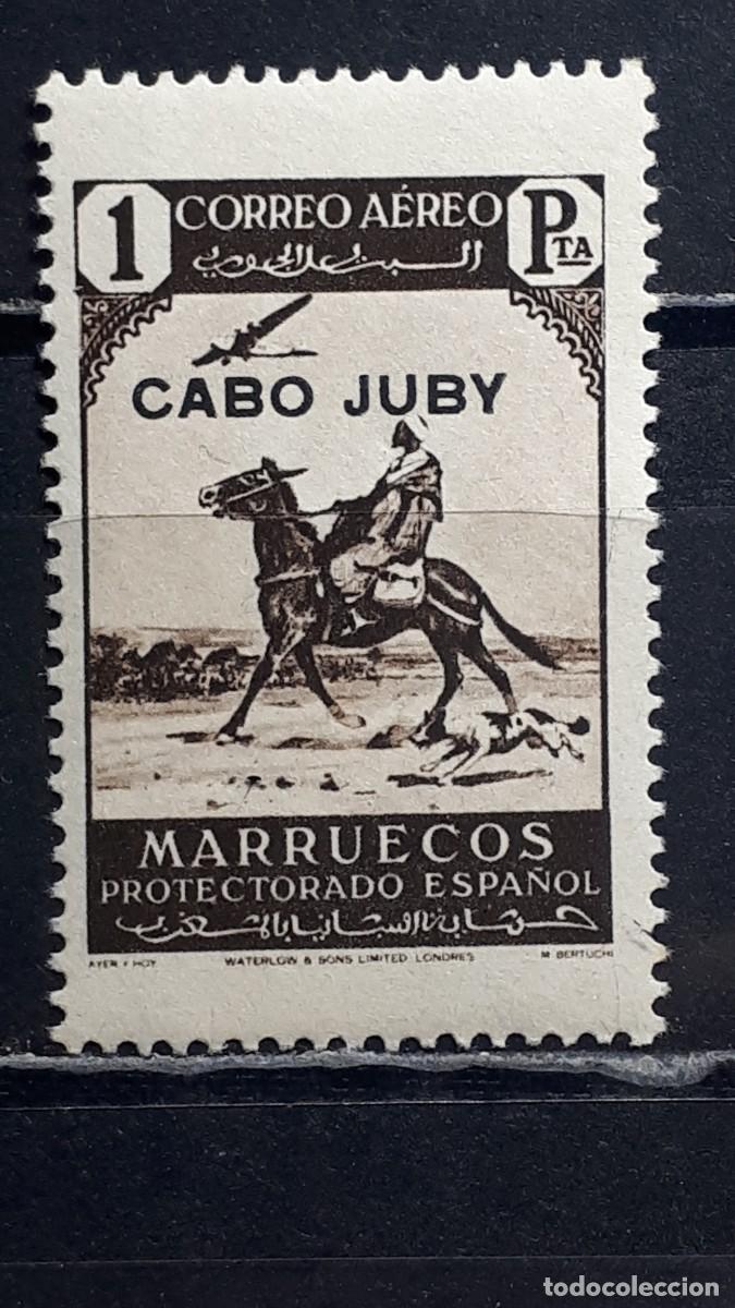 Sellos: CABO JUBY. A&Ntilde;O 1938. **. Edifil 108