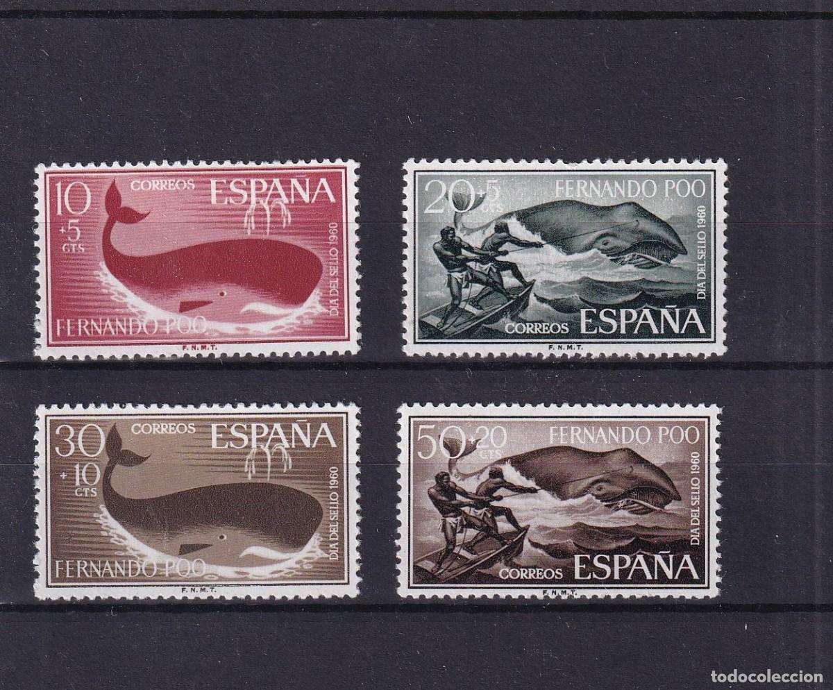 Stamps: Sellos DEPENDENCIAS ESPA&Ntilde;OLAS FERNANDO POO a&ntilde;o 1960 Edifil 192/195** en NUEVO