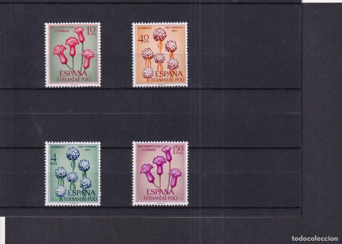 Briefmarken: Sellos DEPENDENCIAS ESPA&Ntilde;OLAS FERNANDO POO a&ntilde;o 1967 Edifil 255/258** en NUEVO