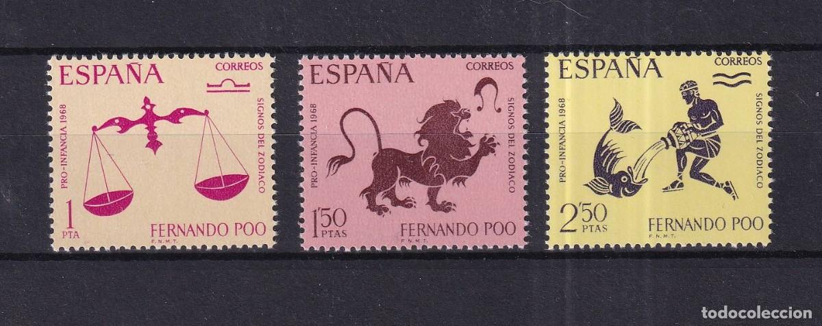 Briefmarken: Sellos DEPENDENCIAS ESPA&Ntilde;OLAS FERNANDO POO a&ntilde;o 1968 Edifil 265/267** en NUEVO