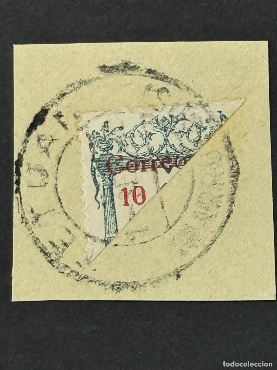 Stamps: Marruecos, Sellos de Espa&ntilde;a, 1920, Edifil 70, sobre fragmento de papel, matasellos de TETUAN