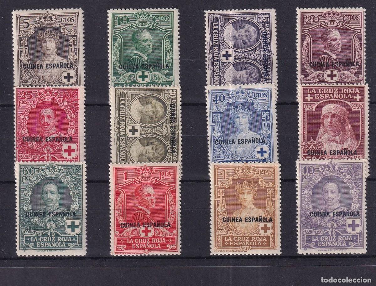 Stamps: Sellos DEPENDENCIAS ESPA&Ntilde;OLAS GUINEA a&ntilde;o 1926 Edifil 179/190** SERIE COMPLETA en NUEVO v.c. 89 &euro;