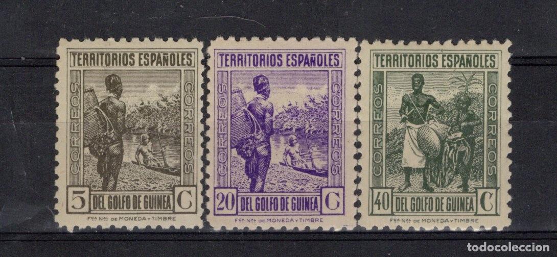 Stamps: Sellos DEPENDENCIAS ESPA&Ntilde;OLAS GUINEA a&ntilde;o 1941 Edifil 264/266** SERIE COMPLETA en NUEVO v.c. 11 &euro;