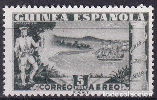 Stamps: Sellos DEPENDENCIAS ESPA&Ntilde;OLAS GUINEA a&ntilde;o 1949 Edifil 276** en NUEVO v.c. 6 &euro;