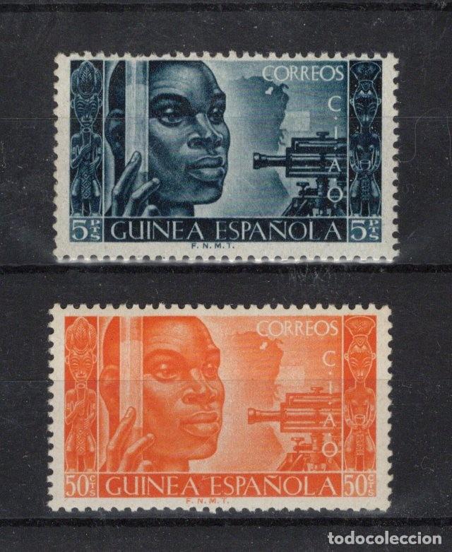 Stamps: Sellos DEPENDENCIAS ESPA&Ntilde;OLAS GUINEA a&ntilde;o 1951 Edifil 309/310** SERIE COMPLETA en NUEVO v.c. 10 &euro;