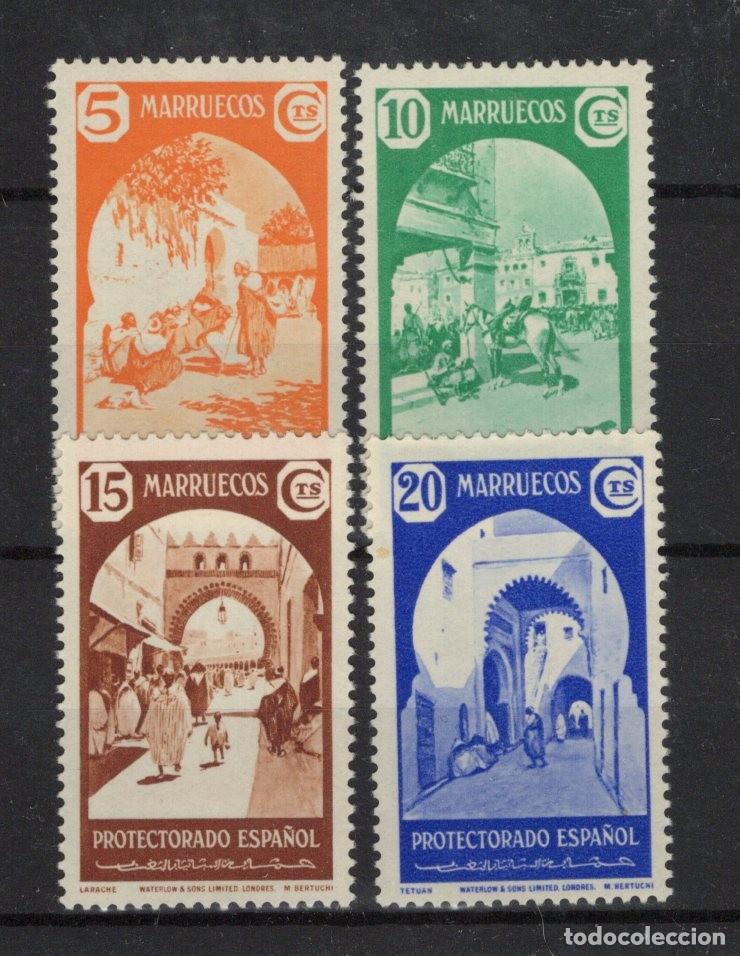Briefmarken: Sellos DEPENDENCIAS ESPA&Ntilde;OLAS MARRUECOS a&ntilde;o 1939 Edifil 196/199** SERIE COMPLETA en NUEVO v.c. 4 &euro;