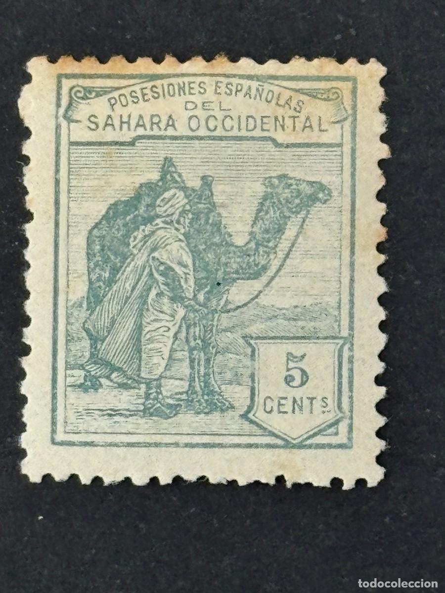 Stamps: Sahara, Dromedario e ind&iacute;gena, 1924, Edifil 1, nuevo con fijasellos