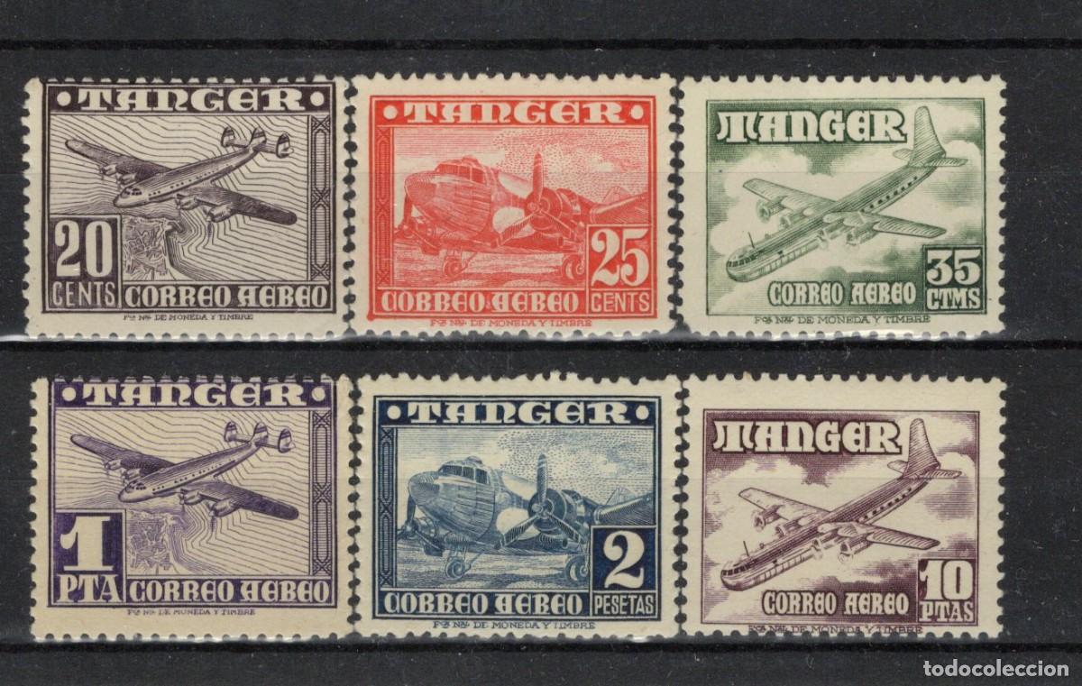 Timbres: Sellos DEPENDENCIAS ESPA&Ntilde;OLAS TANGER a&ntilde;o 1948 Edifil 166/171** SERIE COMPLETA v.c. 20 &euro;