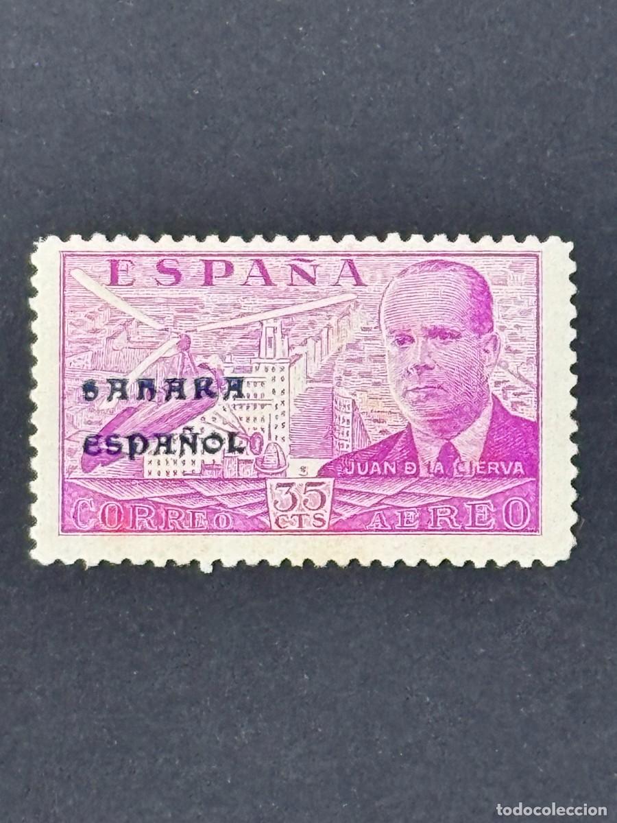 Sellos: Sahara, Sellos de Espa&ntilde;a, Habilitados, 1941, Edifil 62K, nuevo sin goma
