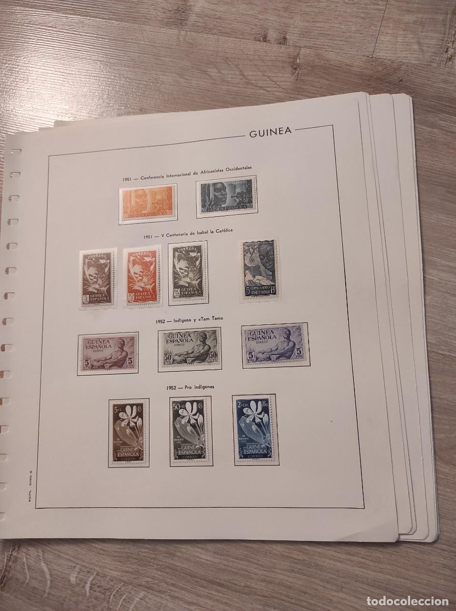 Selos: M50 Colecci&oacute;n completa GUINEA ESPA&Ntilde;OLA a&ntilde;os 1951/1959 EDIFIL 305/397** v.c. 206.60 &euro;