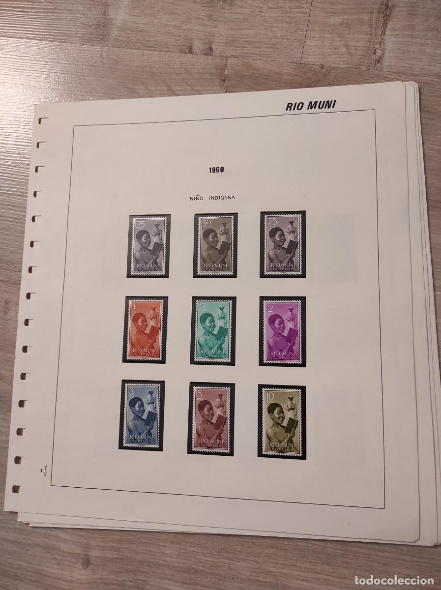 Selos: M53 Colecci&oacute;n completa RIO MUNI a&ntilde;os 1960/1968 EDIFIL 1/85** v.c. 65 &euro;