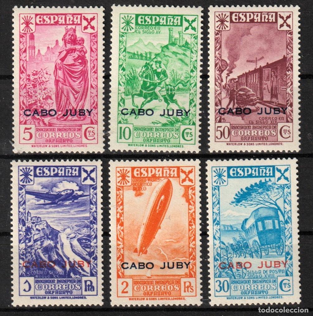Selos: Cabo Juby Espa&ntilde;ol edf n&ordm;12/17 Serie completa.Sellos nuevos sin charnela MNH.1943