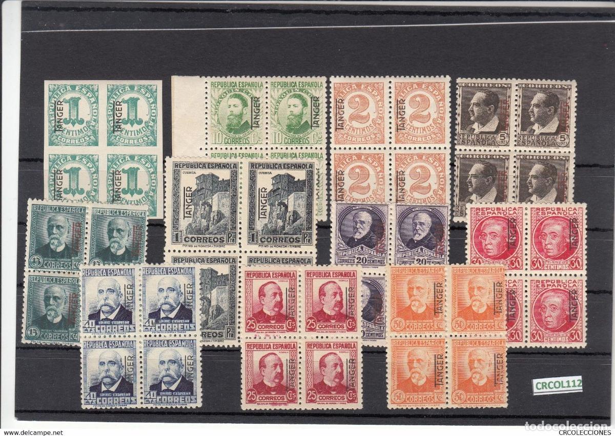 Stamps: CRCOL112 SELLOS TANGER N&ordm; CAT 85/95 XX SERIE INDIVIDUAL