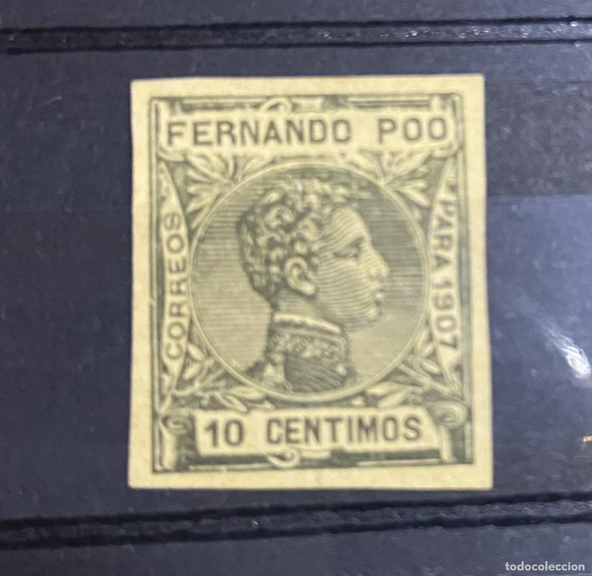 Stamps: CRCOL091 SELLO FERNANDO POO N&ordm; CAT 21