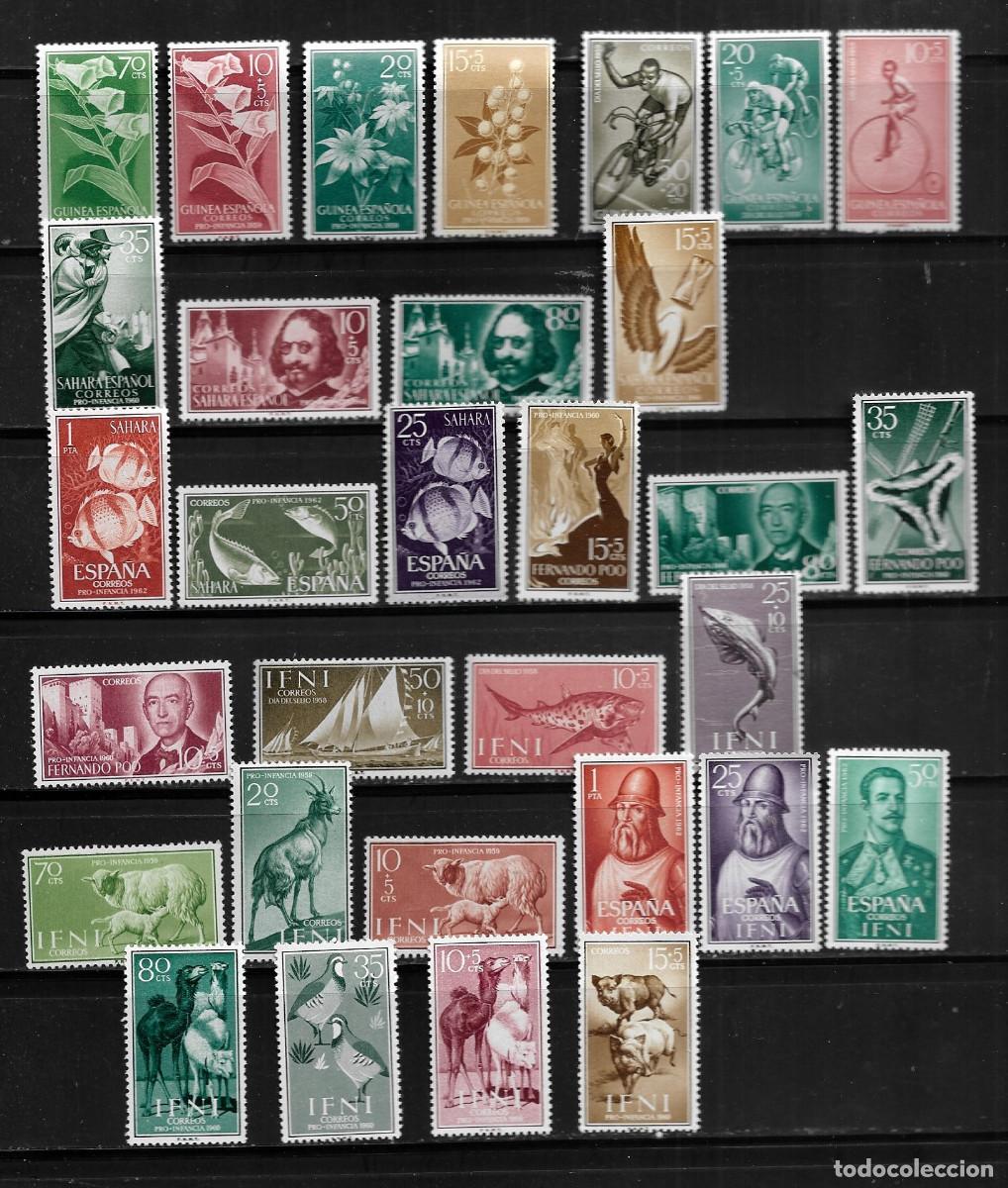 Sellos: DEPENDENCIAS POSTALES DE ESPA&Ntilde;A, LOTE DE SERIES (VER FOTO). MNH.