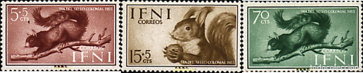 Sellos: 28644 MNH IFNI 1955 DIA DEL SELLO COLONIAL