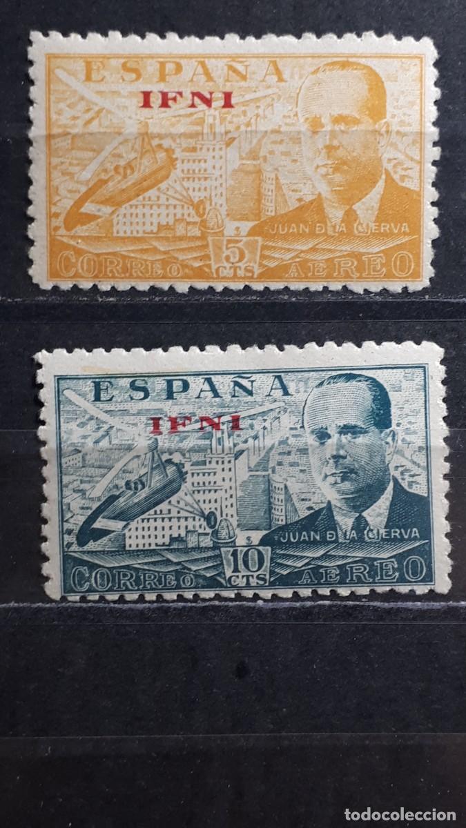 Sellos: IFNI. A&Ntilde;O 1948. *. EDIFIL 57/8