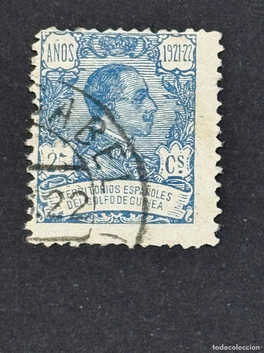 Francobolli: Guinea, Alfonso XIII, 1922, Edifil 160, usado