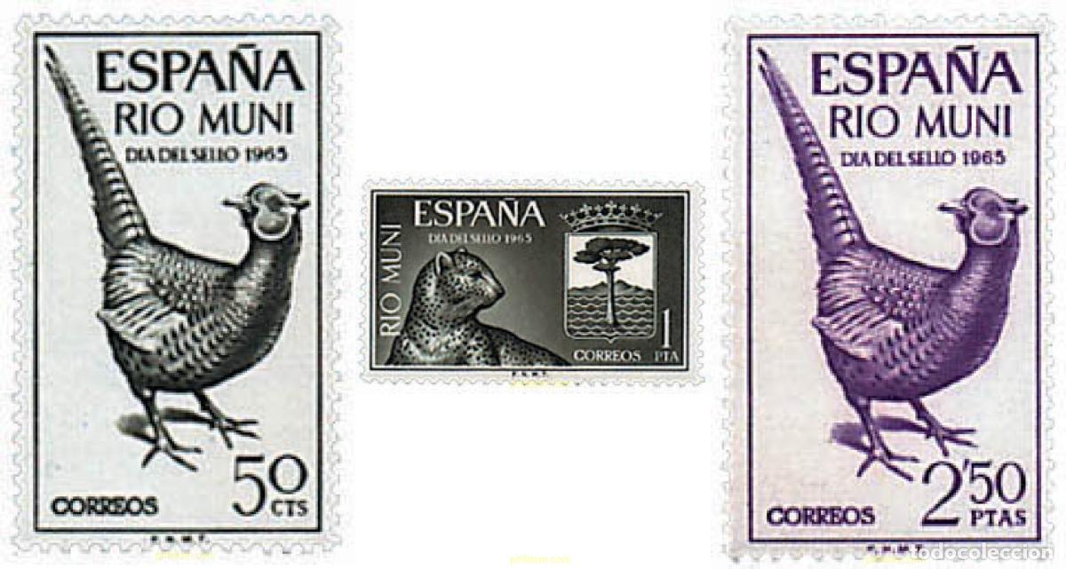Sellos: 31811 MNH RIO MUNI 1965 DIA DEL SELLO