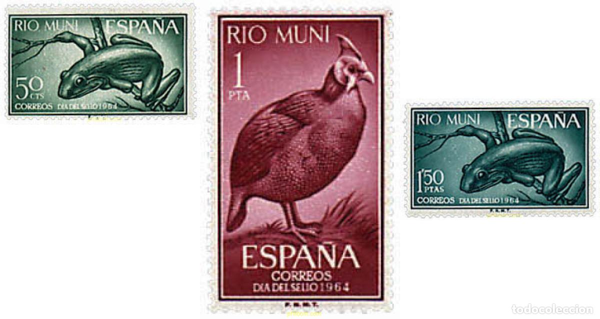 Sellos: 31239 MNH RIO MUNI 1964 DIA DEL SELLO