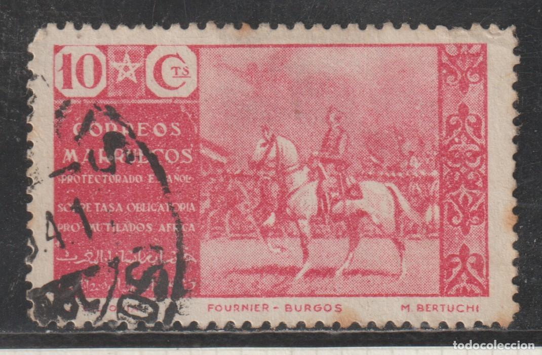 Sellos: MARRUECOS // EDIFIL 14 BENEFICENCIA // 1941 ... USADO