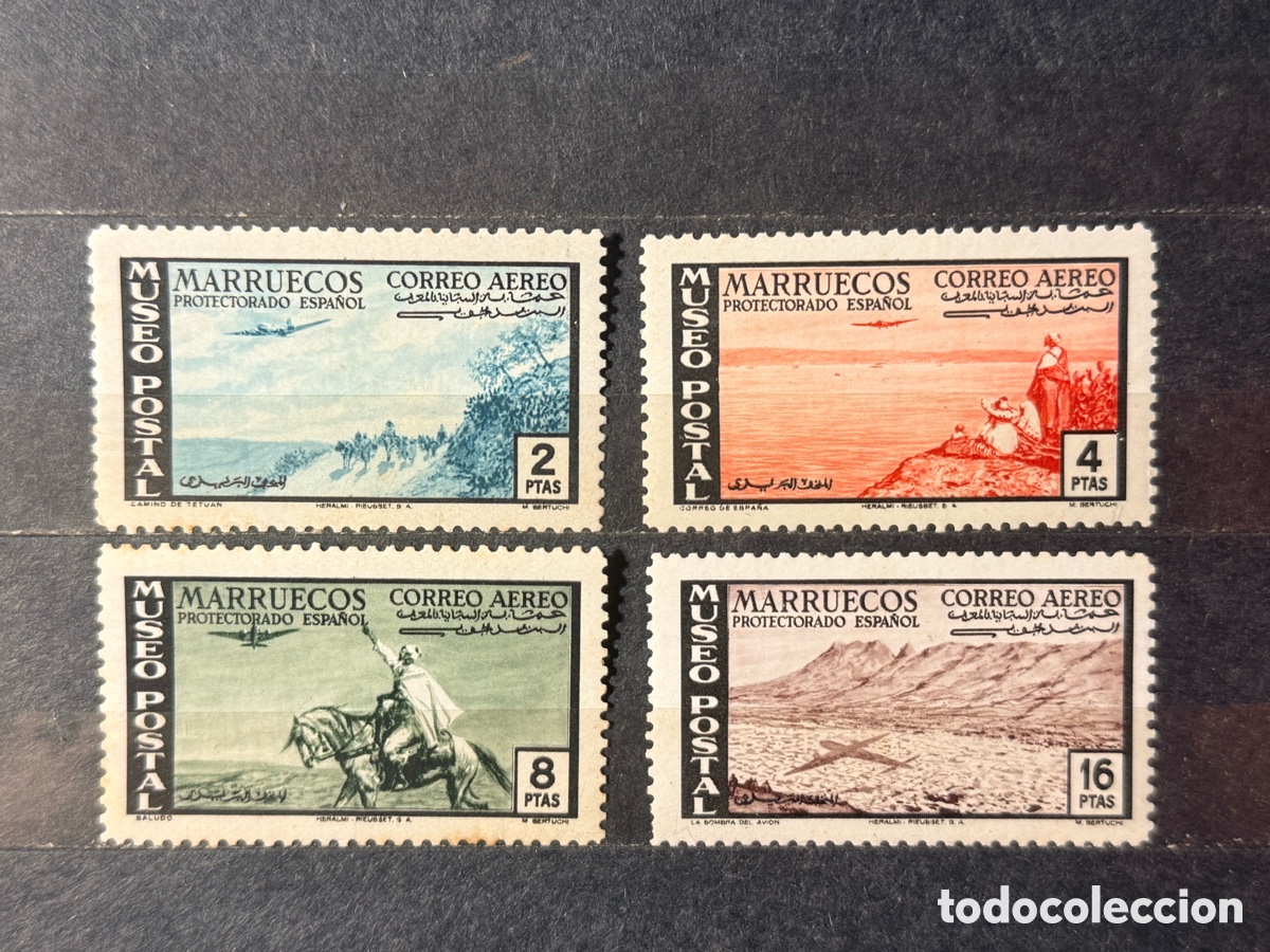 Sellos: Espa&ntilde;a. 1952. Estado Espa&ntilde;ol. Marruecos. Edifil 357/360. Nuevos */**