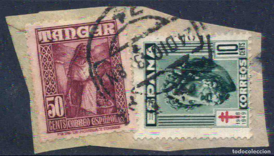 Sellos: T&aacute;nger Fragmento mixto ca. 1949