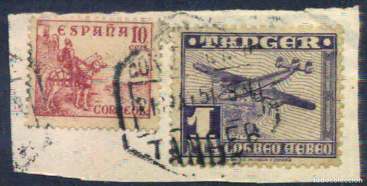 Sellos: T&aacute;nger Fragmento mixto 1951