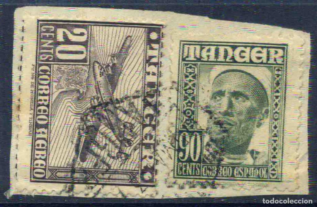 Sellos: T&aacute;nger Fragmento ca. 1949