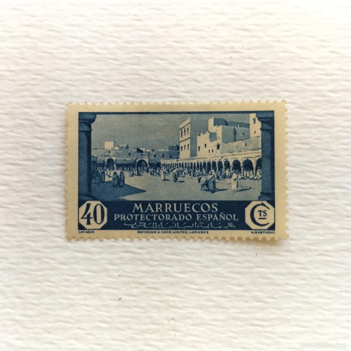 Sellos: SELLO ESPA&Ntilde;A (MARRUECOS) 1933-1935 - 40 C. ULTRAMAR - EDIFIL 141.