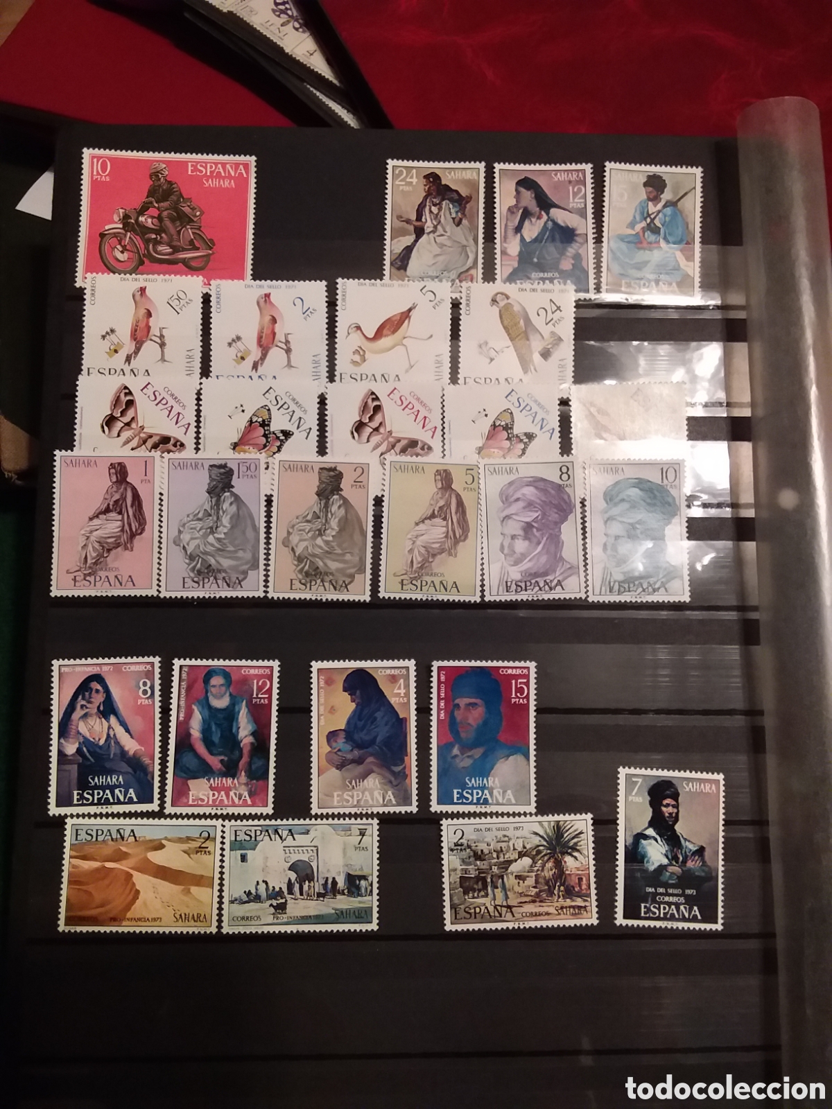 Sellos: S&Aacute;HARA A&Ntilde;OS 1966-A 1974 DIECINUEVE SERIES COMPLETAS CON SELLOS MNH **