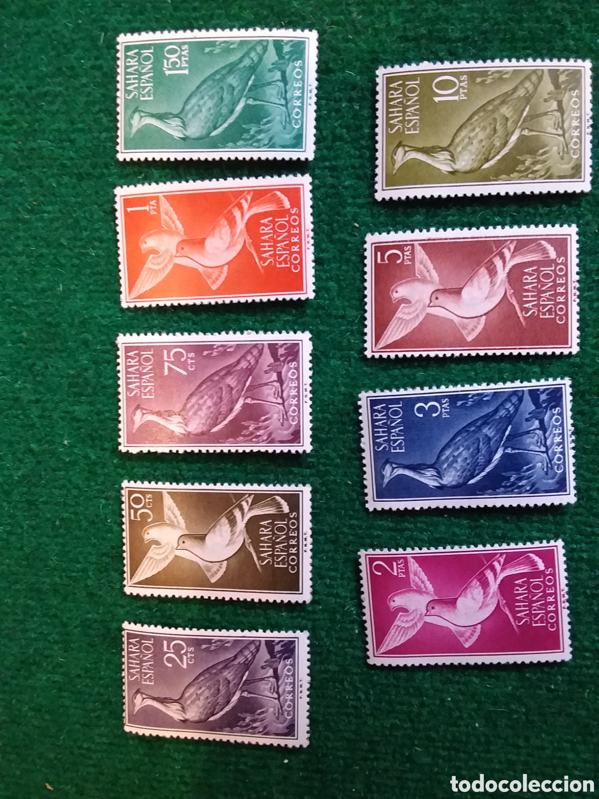 Stamps: S&Aacute;HARA A&Ntilde;O 1961 SERIE COMPLETA CON SELLOS MNH **