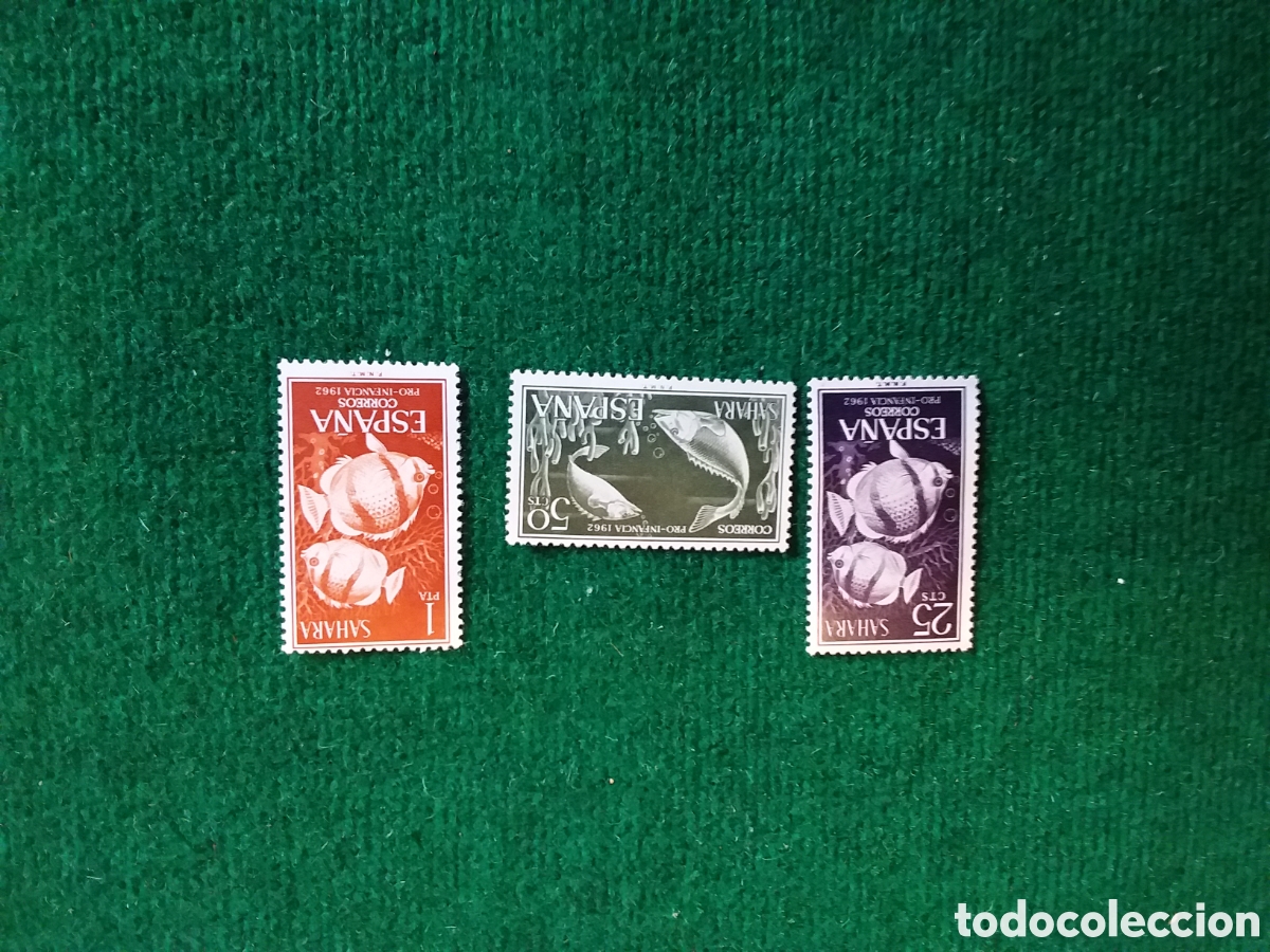 Sellos: S&Aacute;HARA A&Ntilde;O 1962 SERIE COMPLETA CON SELLOS MNH **