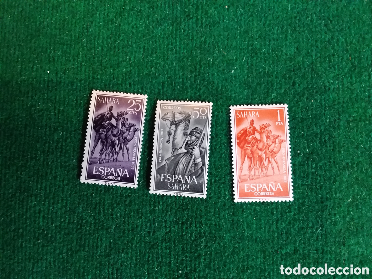 Sellos: S&Aacute;HARA A&Ntilde;O 1963 SERIE COMPLETA CON SELLOS MNH **
