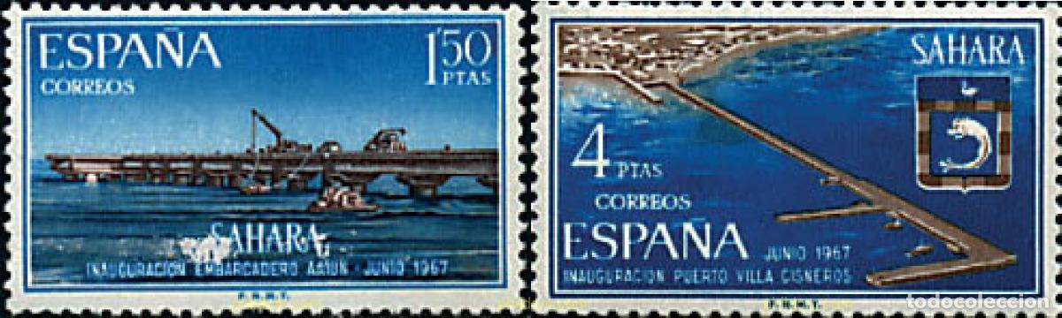 Sellos: 58958 MNH SAHARA ESPA&Ntilde;OL 1967 INAUGURACIONES