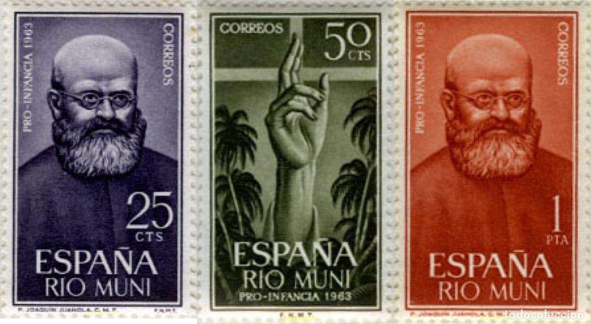 Sellos: 188109 MNH RIO MUNI 1963 PRO INFANCIA