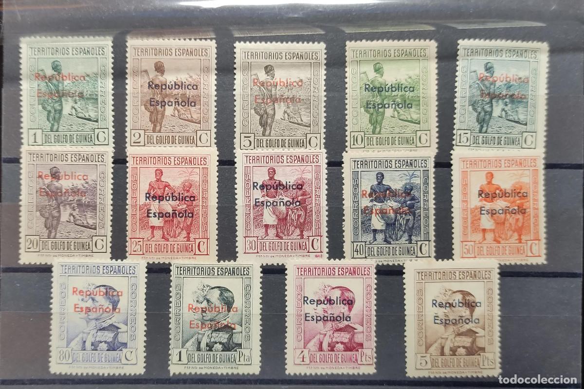 Sellos: Guinea Espa&ntilde;ola 1932. Edifil 230/243**