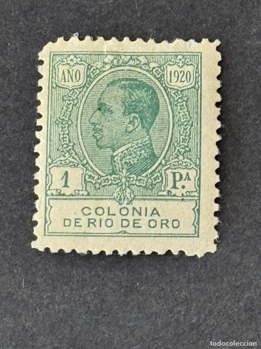 Sellos: Rio de Oro, Alfonso XIII, 1920, Edifil 127N, MUESTRA, A.000,000 nuevo con fijasellos