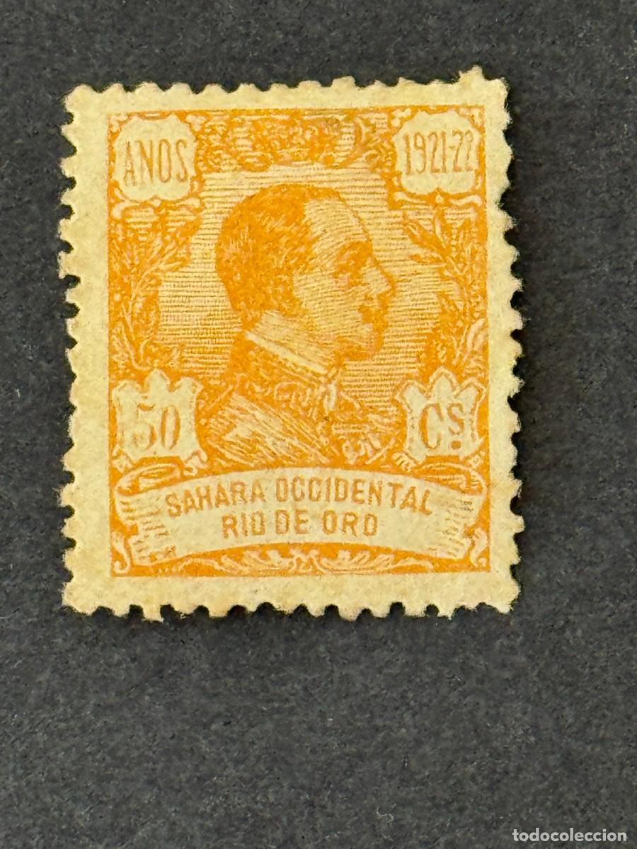 Sellos: Rio de Oro, Alfonso XIII, 1921, Edifil 139N, MUESTRA, A.000,000 nuevo sin goma