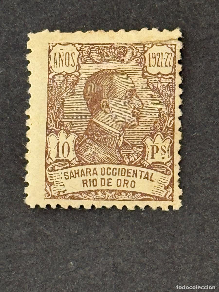 Sellos: Rio de Oro, Alfonso XIII, 1921, Edifil 142N, MUESTRA, A.000,000 nuevo con fijasellos