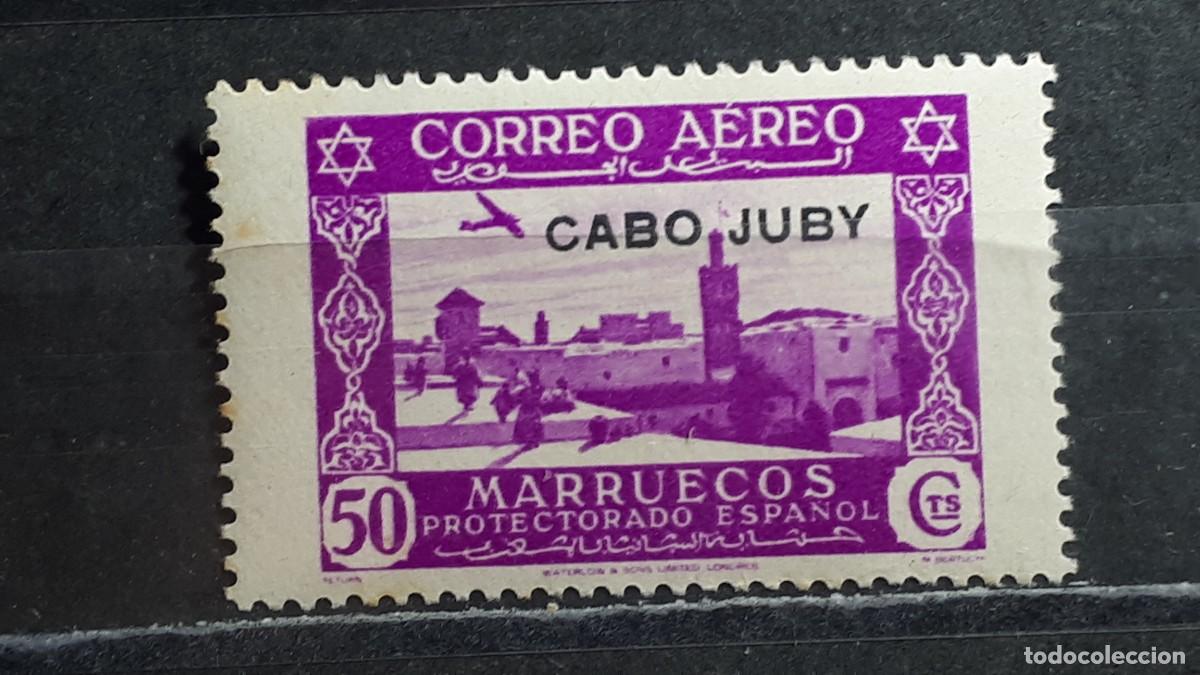 Sellos: CABO JUBY. A&Ntilde;O 1938. **. Edifil 106
