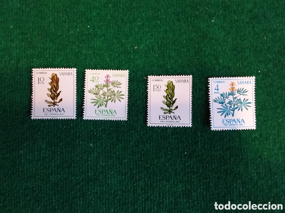 Sellos: S&Aacute;HARA A&Ntilde;O 1967 SERIE COMPLETA SELLOS MNH *