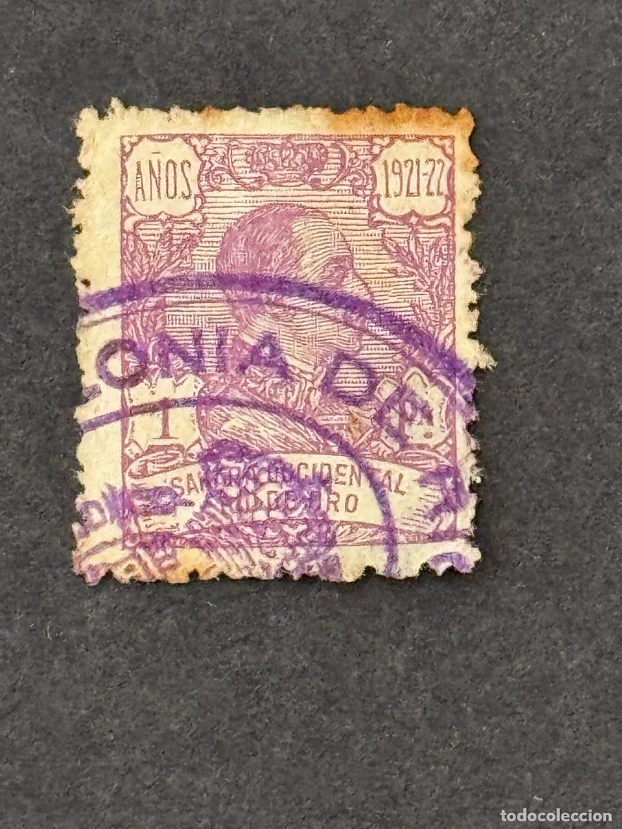 Sellos: Rio de Oro, Alfonso XIII, 1921, Edifil 140, usado